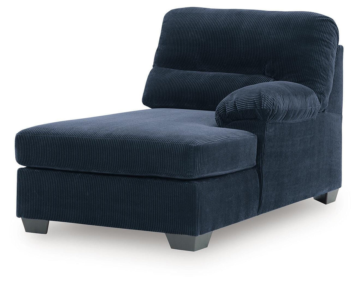 SimpleJoy RAF Corner Chaise Velvet Chenille