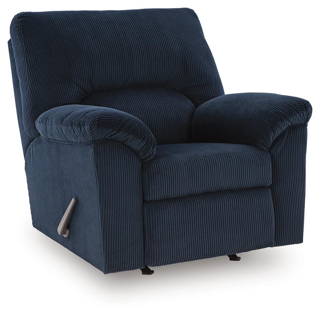 SimpleJoy Rocker Recliner Velvet Chenille