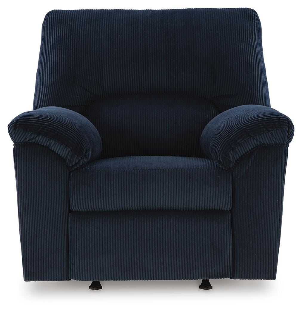 SimpleJoy Rocker Recliner Velvet Chenille