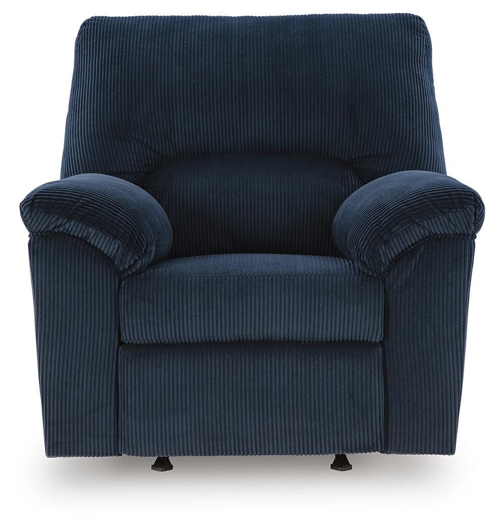 SimpleJoy Rocker Recliner Velvet Chenille