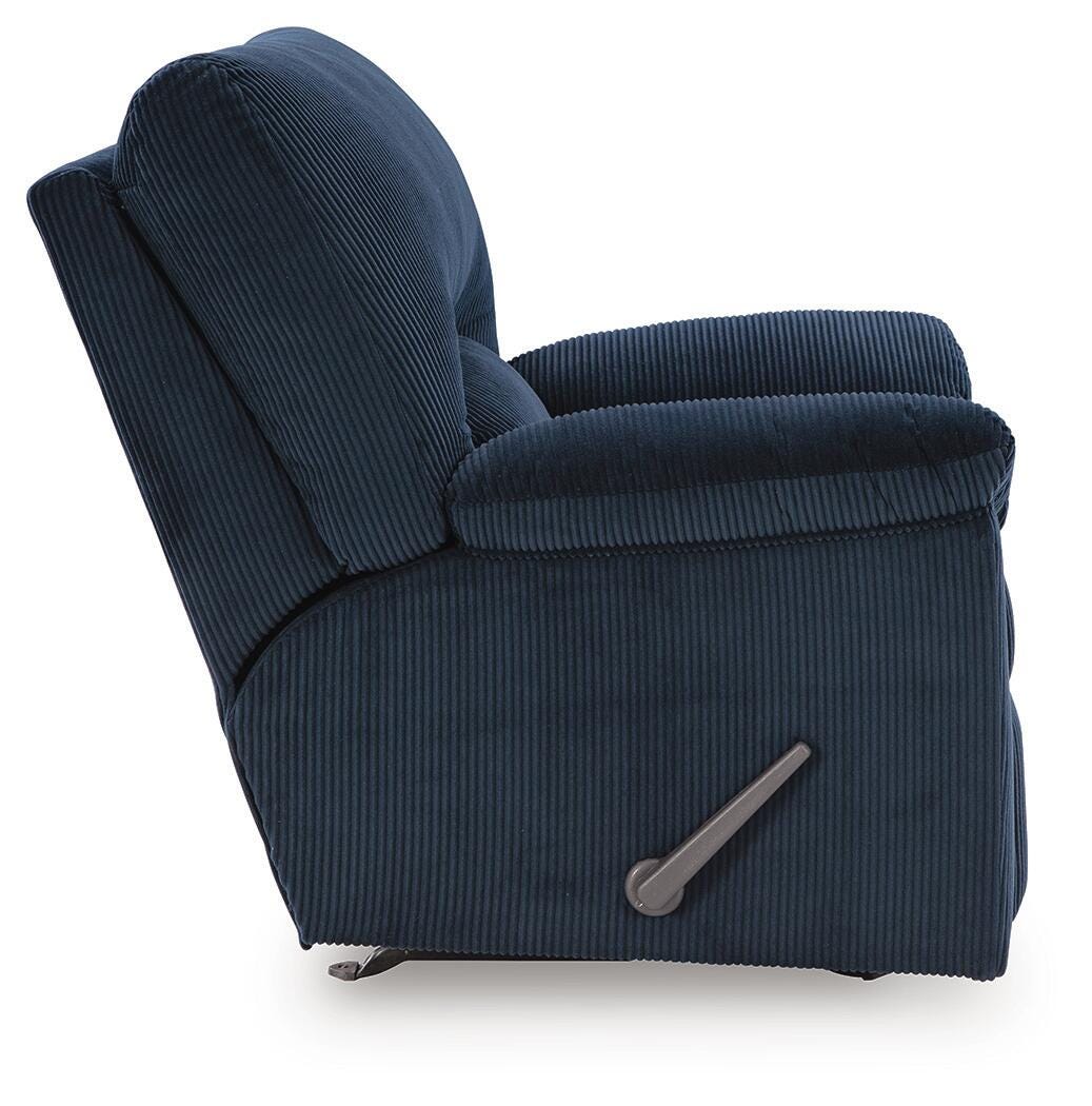 SimpleJoy Rocker Recliner Velvet Chenille