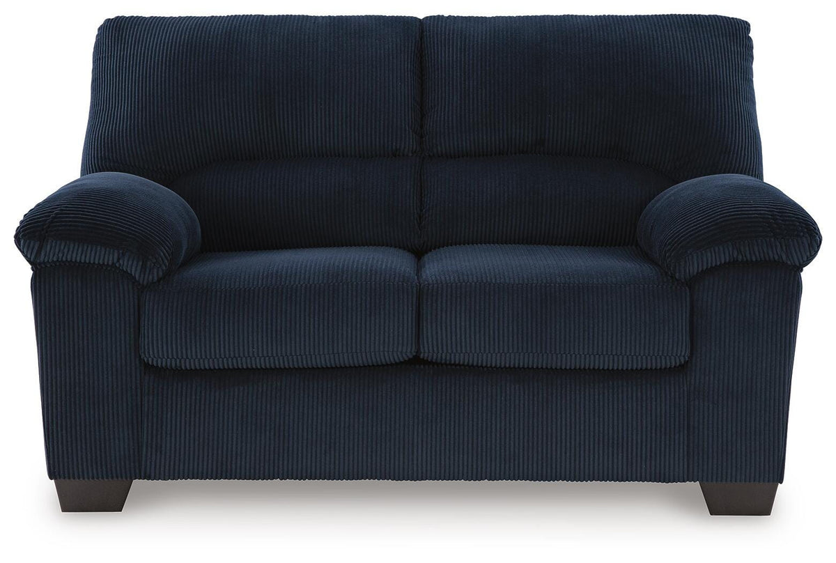 SimpleJoy Loveseat Velvet Chenille