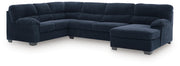 SimpleJoy 3-Piece Sectional with Chaise