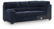 SimpleJoy LAF Sofa w/Corner Wedge Velvet Chenille