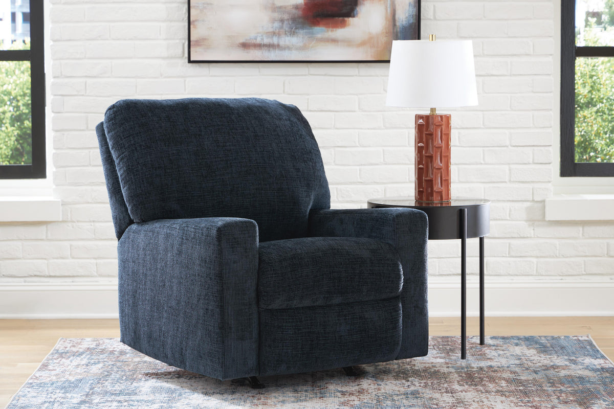 Aviemore Rocker Recliner Chenille - Ink