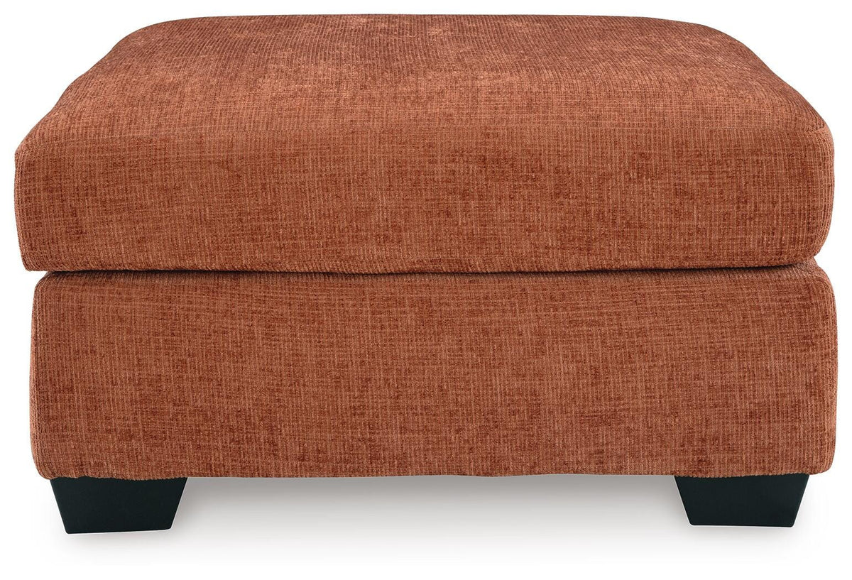 Aviemore Oversized Accent Ottoman Chenille