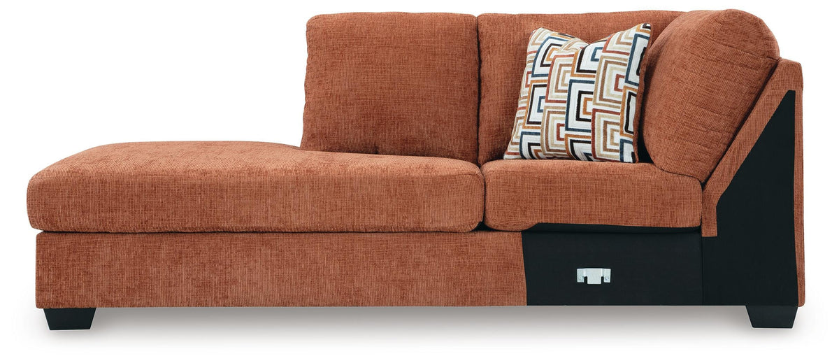 Aviemore 2-Piece Sectional with Chaise, Recliner and Ottoman