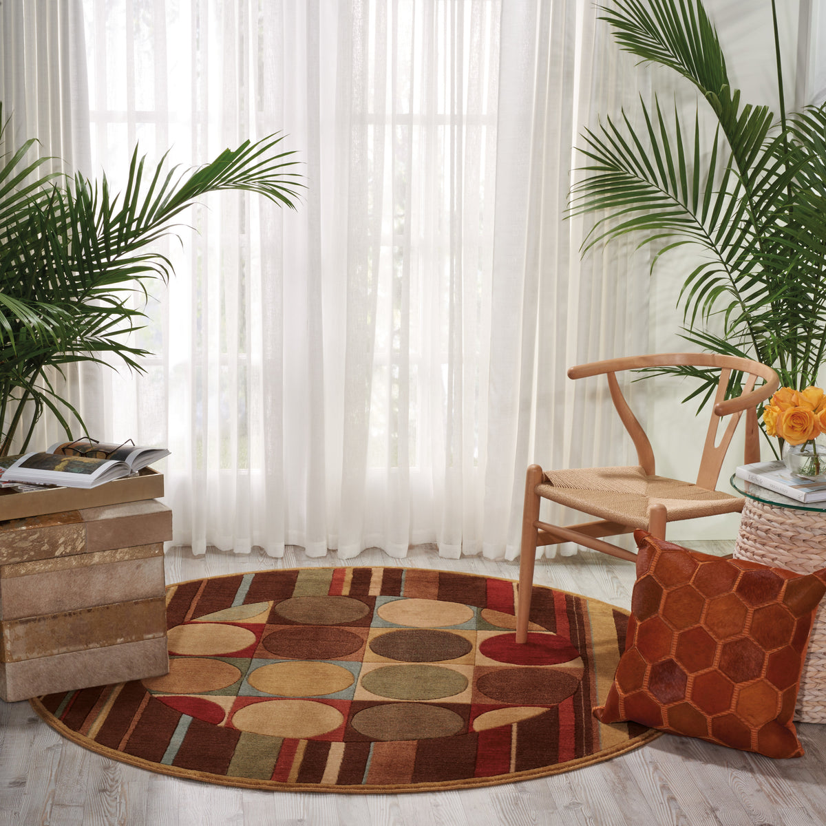 Somerset ST80 Multicolor Rug - room scene