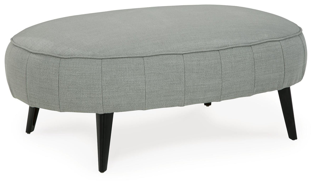 Hollyann Oversized Accent Ottoman Chenille