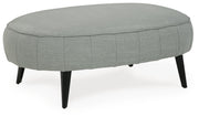 Hollyann Oversized Accent Ottoman Chenille