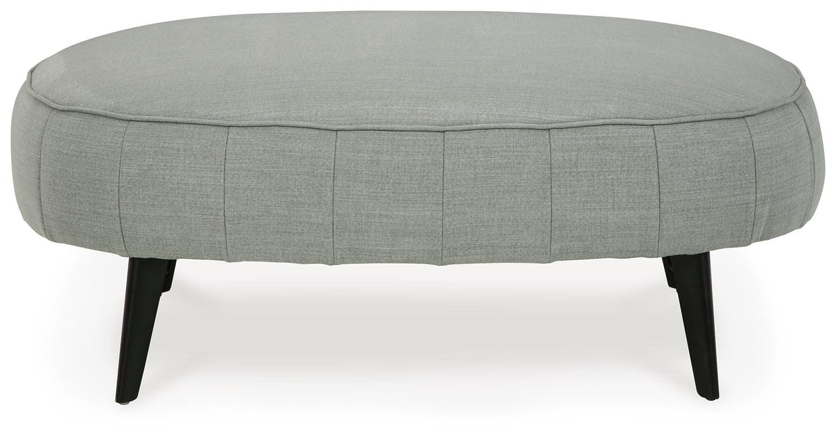 Hollyann Oversized Accent Ottoman Chenille