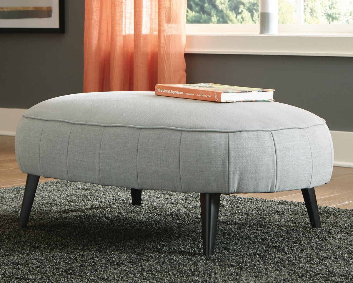 Hollyann Oversized Accent Ottoman Chenille