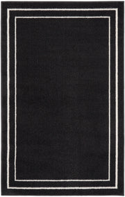 Nourison Essentials NRE02 Black Ivory Rug - Rectangle