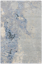 Silk Shadows SHA21 Blue Sky Rug - Rectangle