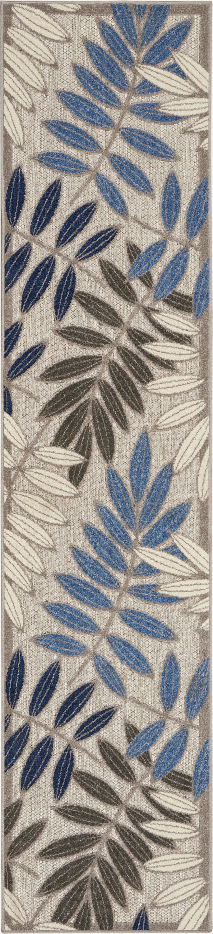 Aloha ALH18 Grey Blue Rug - Runner