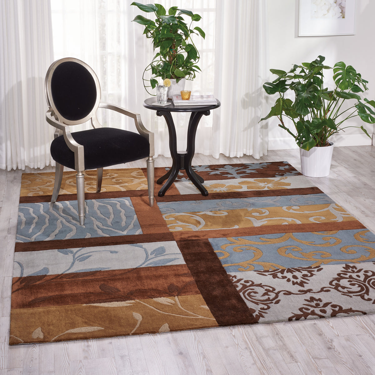 Contour CON11 Multicolor Rug - room scene