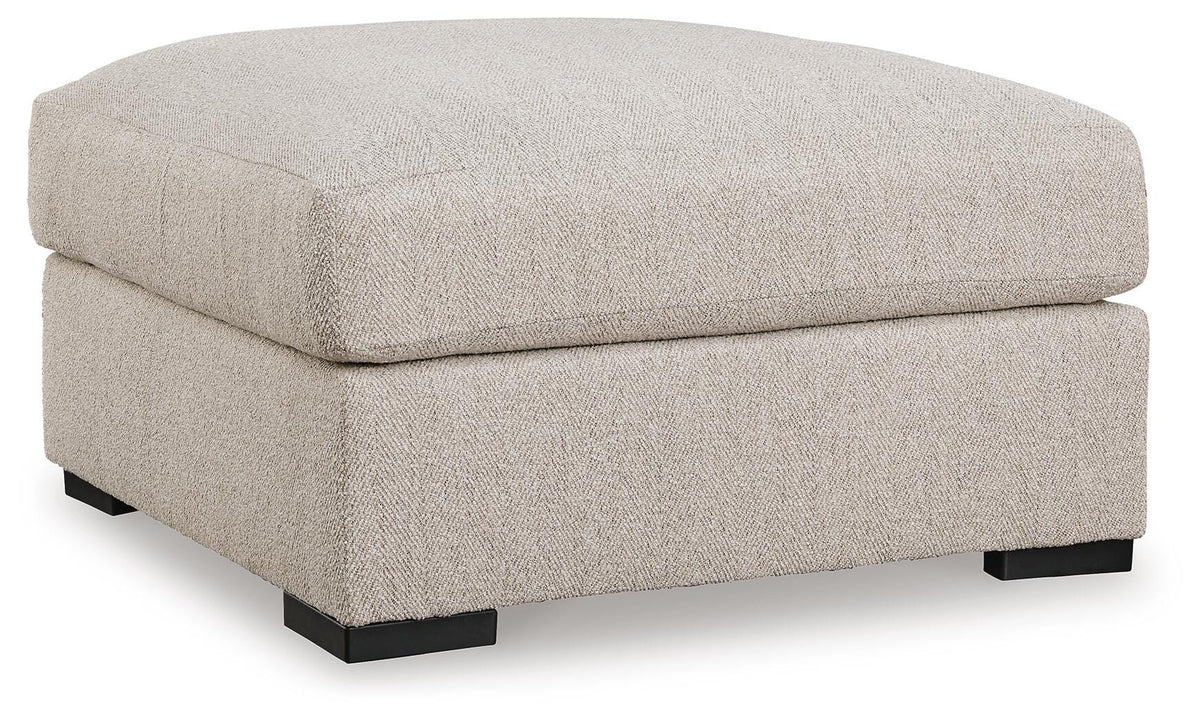 Ballyton Oversized Accent Ottoman Chenille