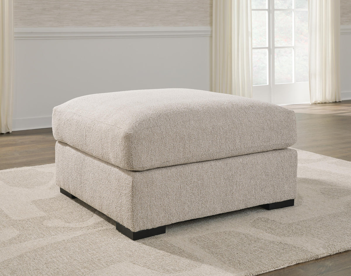Ballyton Oversized Accent Ottoman Chenille