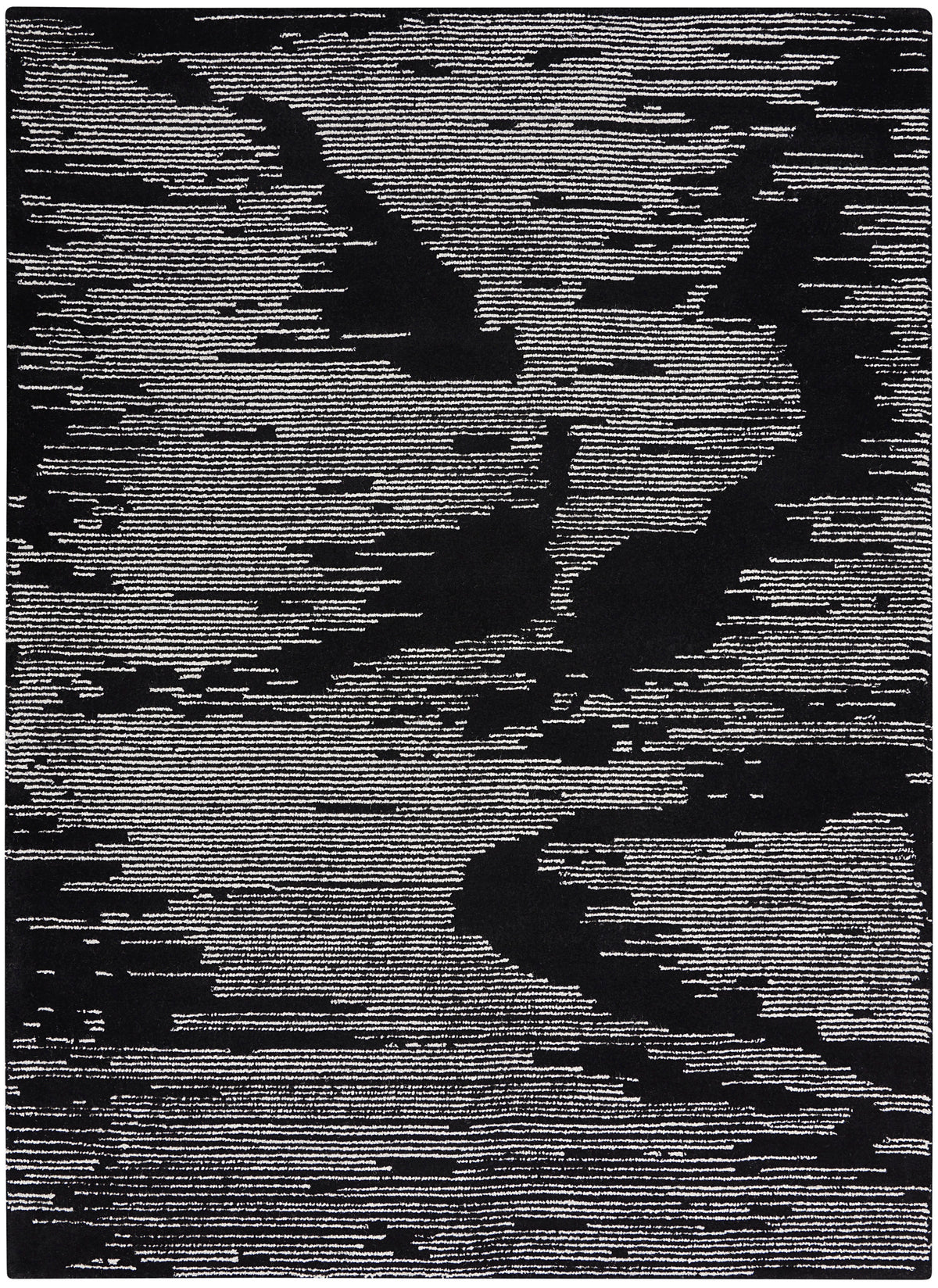 Ma30 Star SMR02 Black Ivory Rug - Rectangle
