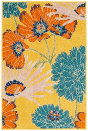Allur ALR06 Yellow Multicolor Rug - Rectangle
