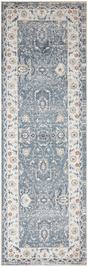 Astra Machine Washable ASW20 Blue Rug - Runner