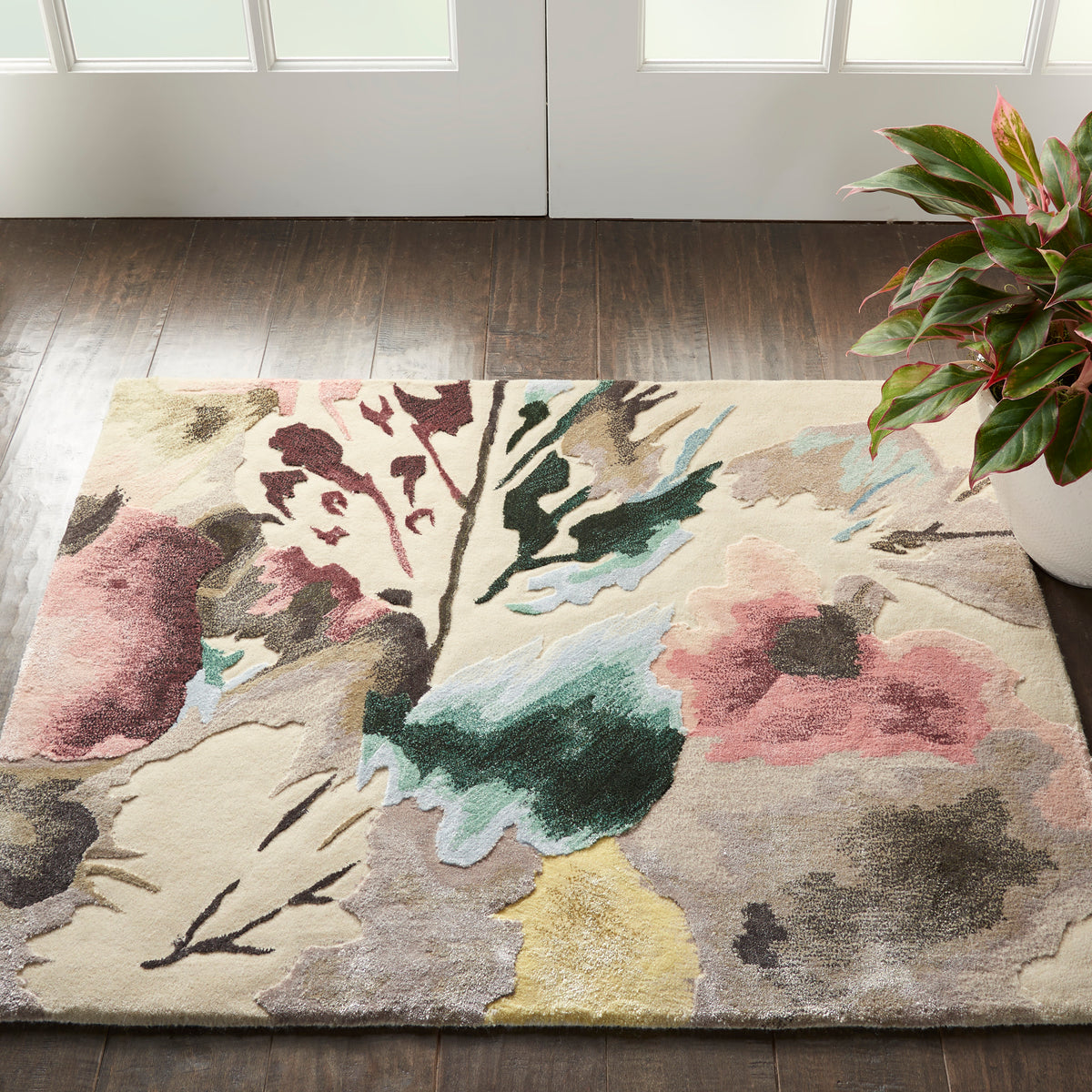 Prismatic PRS15 Beige Multicolor Rug - room scene