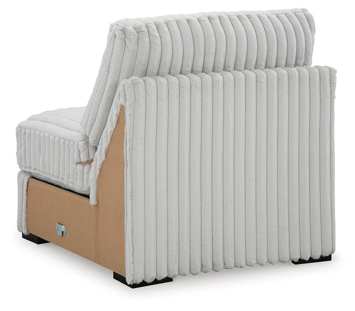 Stupendous 4-Piece Sectional, Oversized Chaise and Ottoman