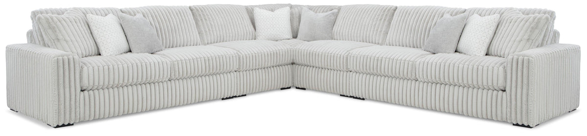 Stupendous 5-Piece Sectional Velvet