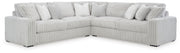 Stupendous 3-Piece Sectional Velvet