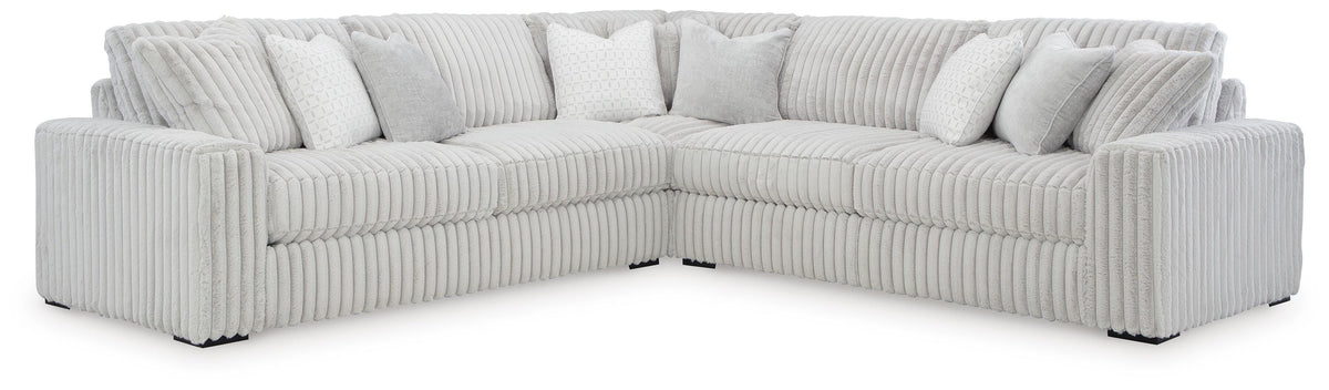 Stupendous 3-Piece Sectional Velvet