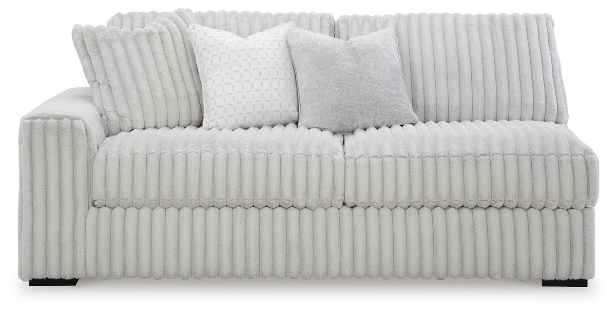Stupendous 4-Piece Sectional, Oversized Chaise and Ottoman