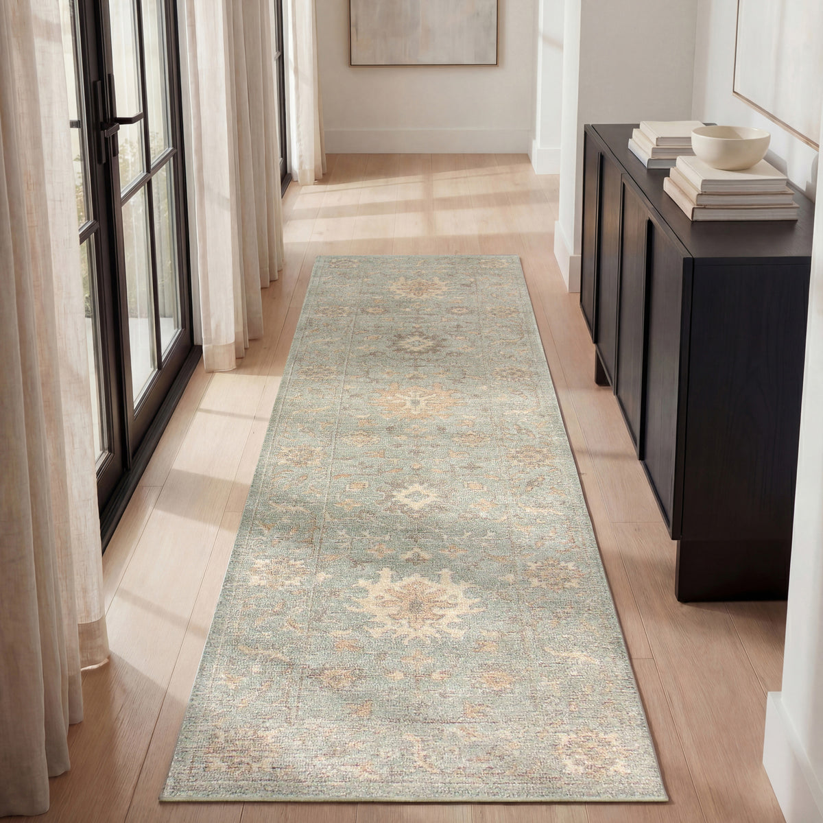 Celia CIA01 Blue Rug - room scene