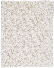 Faux Fur SN107 Ivory Gold 50" x 60" Throw blankets