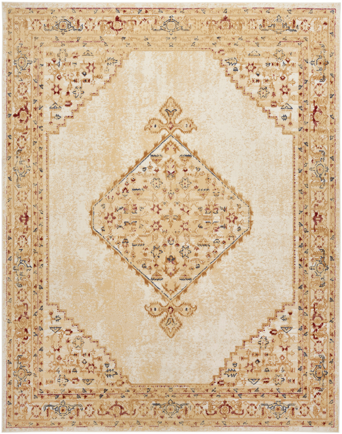 Grafix GRF43 Cream Multicolor Rug - Rectangle