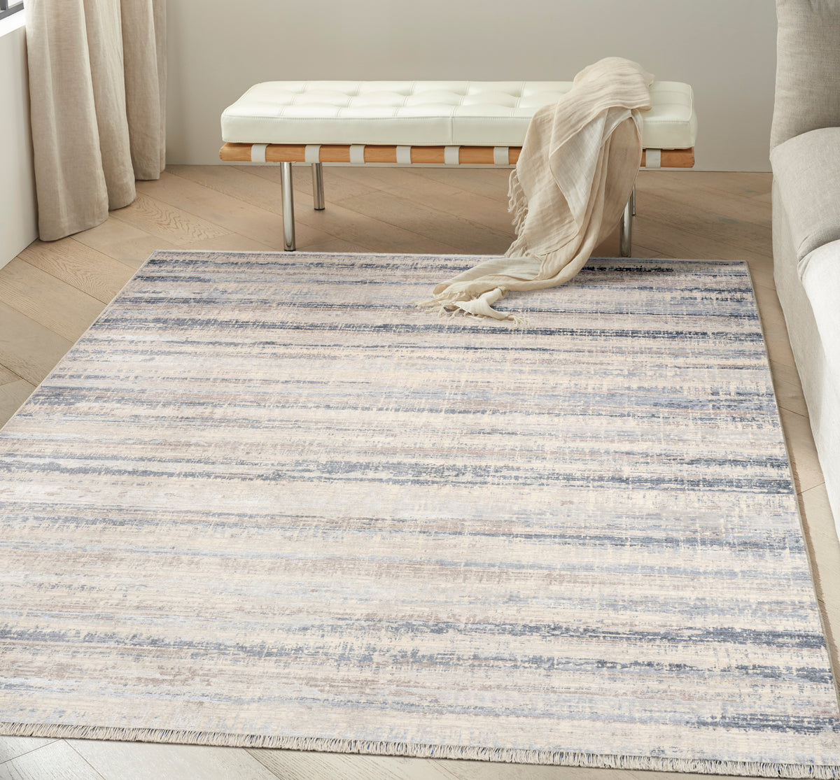 CK089 Drift DRF03 Blue Rug - room scene