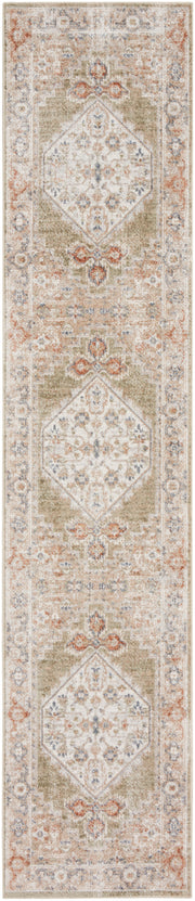 Astra Machine Washable ASW11 Sage Multicolor Rug - Runner