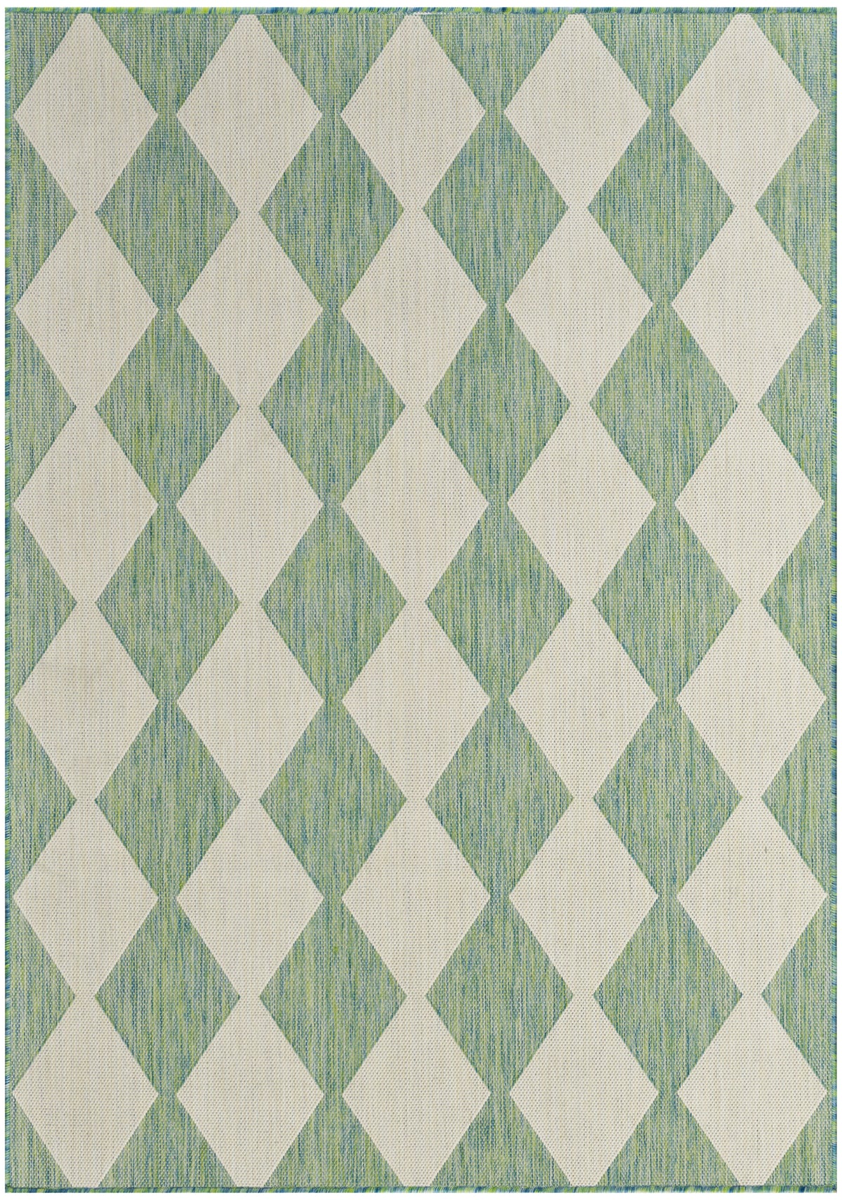 Positano POS04 Blue Green Rug - Rectangle