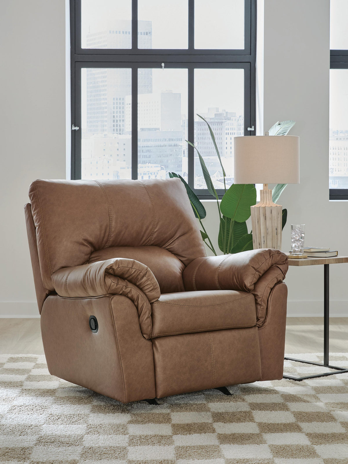 WillowBend Rocker Recliner Faux Leather