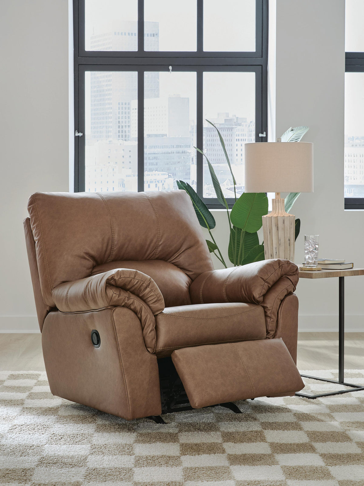 WillowBend Rocker Recliner Faux Leather
