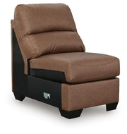 WillowBend Armless Chair Faux Leather