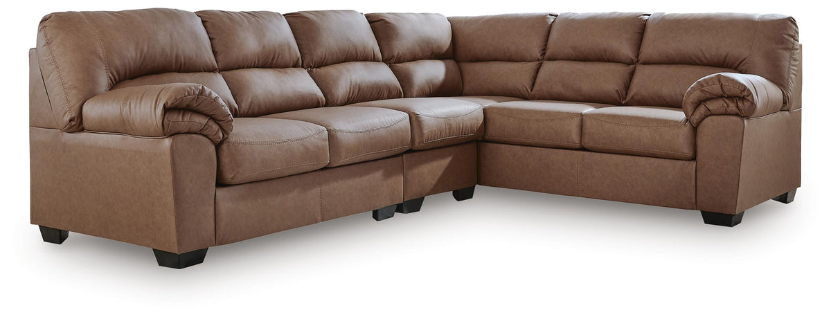 WillowBend 3-Piece Sectional Faux Leather