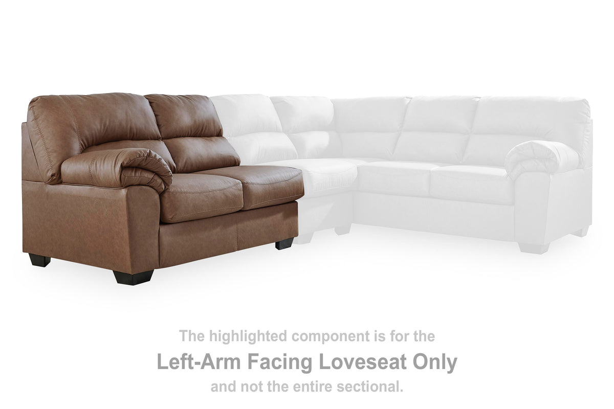 WillowBend LAF Loveseat Faux Leather