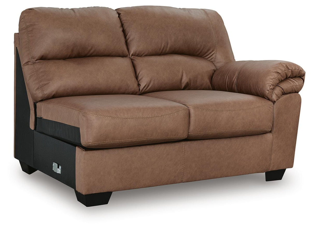 WillowBend RAF Loveseat Faux Leather