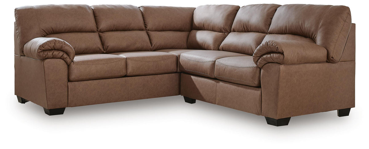 WillowBend 2-Piece Sectional Faux Leather