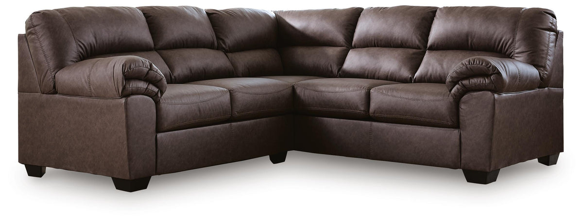 WillowBend 2-Piece Sectional Faux Leather