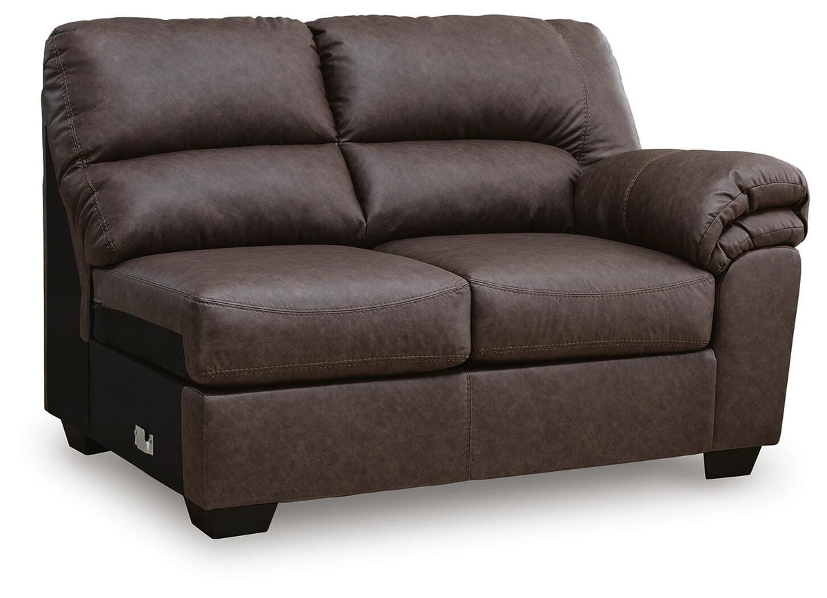 WillowBend RAF Loveseat Faux Leather