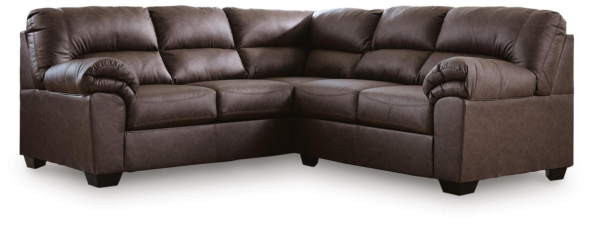 WillowBend 2-Piece Sectional Faux Leather