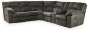Tambo 2-Piece Reclining Sectional Faux Leather