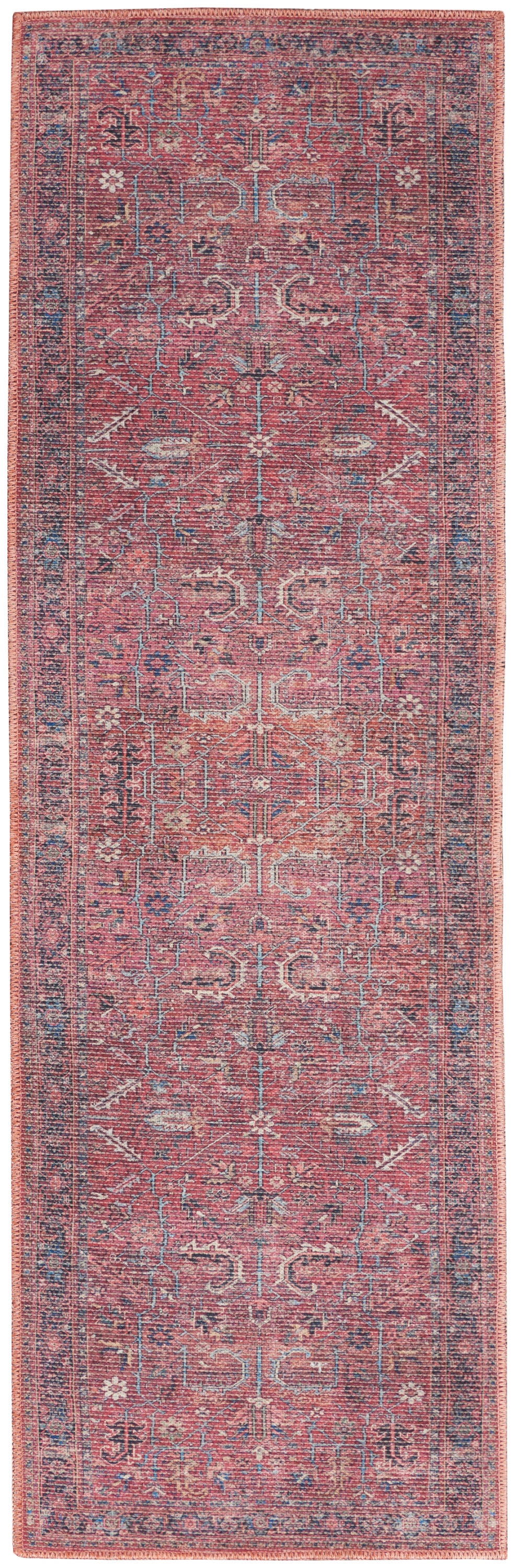 New Concept Washables SR102 Brick Rug - Runner
