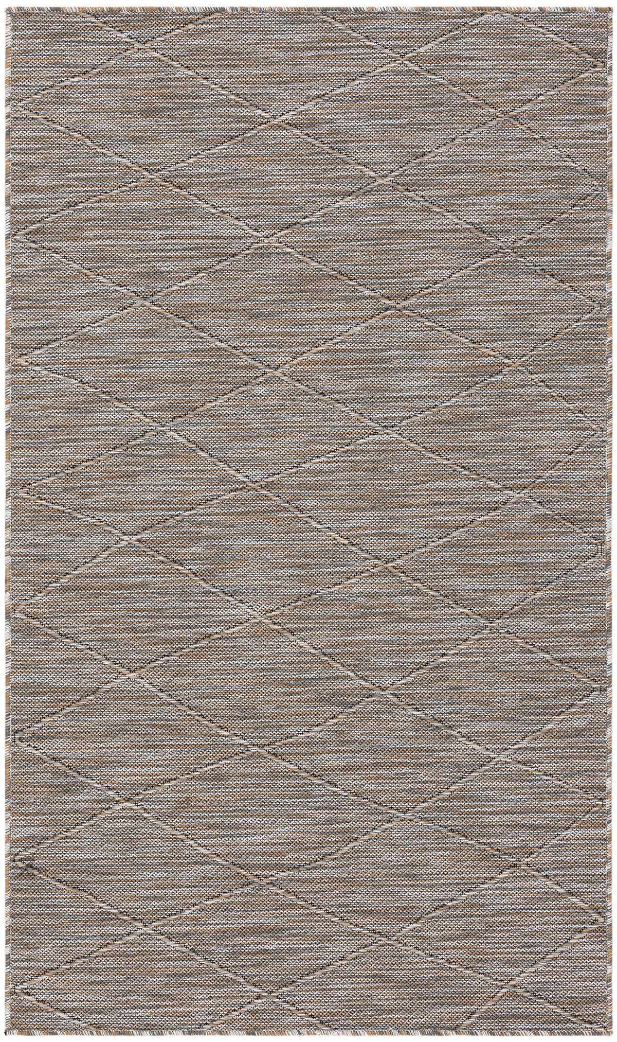 Washable Solutions WSL01 Grey Mocha Rug - Rectangle